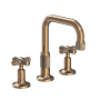 Newport Brass Clemens 1.2 GPM Widespread Bathroom Faucet with Pop-Up Drain Assembly Antique Brass