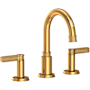 Newport Brass Griffey 1.2 GPM Widespread Bathroom Faucet with Pop-Up Drain Assembly Aged Brass