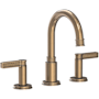 Newport Brass Griffey 1.2 GPM Widespread Bathroom Faucet with Pop-Up Drain Assembly Antique Brass