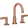 Newport Brass Griffey 1.2 GPM Widespread Bathroom Faucet with Pop-Up Drain Assembly Antique Copper