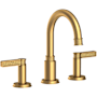 Newport Brass Griffey 1.2 GPM Widespread Bathroom Faucet with Pop-Up Drain Assembly Satin Bronze (PVD)