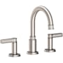 Newport Brass Griffey 1.2 GPM Widespread Bathroom Faucet with Pop-Up Drain Assembly Satin Nickel (PVD)