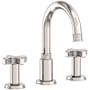 Newport Brass Griffey 1.2 GPM Widespread Bathroom Faucet with Pop-Up Drain Assembly Polished Nickel (PVD)