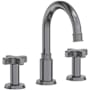 Newport Brass Griffey 1.2 GPM Widespread Bathroom Faucet with Pop-Up Drain Assembly Midnight Chrome