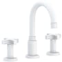 Newport Brass Griffey 1.2 GPM Widespread Bathroom Faucet with Pop-Up Drain Assembly Matte White