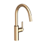 Newport Brass Muncy 1.8 GPM Single Hole Pull Down Kitchen Faucet French Gold - PVD