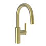 Newport Brass Muncy 1.8 GPM Single Hole Pull Down Bar / Prep Faucet Satin Brass (PVD)