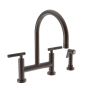 Newport Brass Muncy 1.8 GPM Widespread Bridge Kitchen Faucet - Includes Side Spray English Bronze