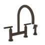 Newport Brass Muncy 1.8 GPM Widespread Bridge Kitchen Faucet - Includes Side Spray Oil Rubbed Bronze