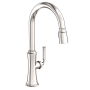 Newport Brass Stripling 1.8 GPM Single Hole Pull Down Kitchen Faucet Polished Nickel