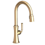 Newport Brass Stripling 1.8 GPM Single Hole Pull Down Kitchen Faucet French Gold (PVD)