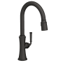 Newport Brass Stripling 1.8 GPM Single Hole Pull Down Kitchen Faucet Flat Black