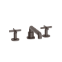 Newport Brass Tolmin 1.2 GPM Widespread Bathroom Faucet with Cross Handles and Angled Spout Oil Rubbed Bronze
