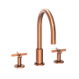 Newport Brass Tolmin 1.2 GPM Widespread Bathroom Faucet with Cross Handles Antique Copper