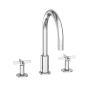 Newport Brass Tolmin 1.2 GPM Widespread Bathroom Faucet with Cross Handles Polished Chrome