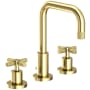 Newport Brass Muncy 1.2 GPM Widespread Bathroom Faucet with Pop-Up Drain Assembly Forever Brass (PVD)