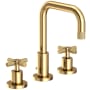 Newport Brass Muncy 1.2 GPM Widespread Bathroom Faucet with Pop-Up Drain Assembly Polished Brass Uncoated (Living)