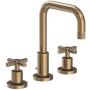 Newport Brass Muncy 1.2 GPM Widespread Bathroom Faucet with Pop-Up Drain Assembly Antique Brass