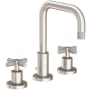 Newport Brass Muncy 1.2 GPM Widespread Bathroom Faucet with Pop-Up Drain Assembly Satin Nickel (PVD)