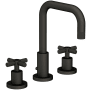 Newport Brass Muncy 1.2 GPM Widespread Bathroom Faucet with Pop-Up Drain Assembly Flat Black
