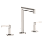 Newport Brass Tolmin 1.2 GPM Widespread Bathroom Faucet with Pop-Up Drain Assembly Polished Nickel (PVD)