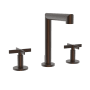 Newport Brass Tolmin 1.2 GPM Widespread Bathroom Faucet with Pop-Up Drain Assembly English Bronze
