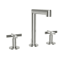 Newport Brass Tolmin 1.2 GPM Widespread Bathroom Faucet with Pop-Up Drain Assembly Polished Nickel