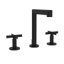 Newport Brass Tolmin 1.2 GPM Widespread Bathroom Faucet with Pop-Up Drain Assembly Flat Black