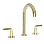 Newport Brass Tolmin 1.2 GPM Widespread Bathroom Faucet with Pop-Up Drain Assembly Forever Brass (PVD)