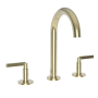 Newport Brass Tolmin 1.2 GPM Widespread Bathroom Faucet with Pop-Up Drain Assembly French Gold (PVD)