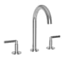 Newport Brass Tolmin 1.2 GPM Widespread Bathroom Faucet with Pop-Up Drain Assembly Polished Chrome