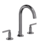 Newport Brass Tolmin 1.2 GPM Widespread Bathroom Faucet with Pop-Up Drain Assembly Midnight Chrome