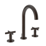 Newport Brass Tolmin 1.2 GPM Widespread Bathroom Faucet with Pop-Up Drain Assembly English Bronze