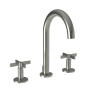 Newport Brass Tolmin 1.2 GPM Widespread Bathroom Faucet with Pop-Up Drain Assembly Satin Nickel (PVD)