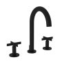 Newport Brass Tolmin 1.2 GPM Widespread Bathroom Faucet with Pop-Up Drain Assembly Flat Black