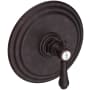 Newport Brass Chesterfield Collection Single Handle Round Pressure Balanced Shower Trim Plate Only with Metal Lever Handle Venetian Bronze