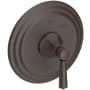 Newport Brass Metropole Collection Single Handle Round Pressure Balanced Shower Trim Plate Only with Metal Lever Handle Oil Rubbed Bronze