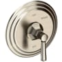 Newport Brass Metropole Collection Single Handle Round Pressure Balanced Shower Trim Plate Only with Metal Lever Handle Antique Nickel