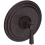 Newport Brass Metropole Collection Single Handle Round Pressure Balanced Shower Trim Plate Only with Metal Lever Handle Venetian Bronze