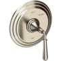 Newport Brass Bevelle Collection Single Handle Round Pressure Balanced Shower Trim Plate Only with Metal Lever Handle Antique Nickel
