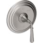 Newport Brass Bevelle Collection Single Handle Round Pressure Balanced Shower Trim Plate Only with Metal Lever Handle Stainless Steel (PVD)