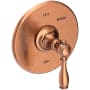 Newport Brass Victoria Pressure Balancing Valve Trim Only with Metal Lever Handle Antique Copper