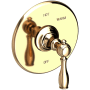 Newport Brass Victoria Pressure Balancing Valve Trim Only with Metal Lever Handle French Gold (PVD)