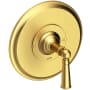 Newport Brass Single Handle Shower Valve Trim with Metal Lever Handle Less Shower Head for the Aylesbury and Jacobean Collections Satin Bronze (PVD)