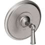 Newport Brass Single Handle Shower Valve Trim with Metal Lever Handle Less Shower Head for the Aylesbury and Jacobean Collections Stainless Steel (PVD)