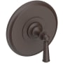 Newport Brass Single Handle Shower Valve Trim with Metal Lever Handle Less Shower Head from the Sutton Collection Oil Rubbed Bronze
