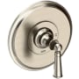 Newport Brass Single Handle Shower Valve Trim with Metal Lever Handle Less Shower Head from the Sutton Collection Antique Nickel
