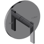 Newport Brass Priya Shower Trim Only Pressure Balanced with Metal Lever Handle Midnight Chrome