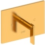 Newport Brass Metro Single Handle Balanced Pressure Trim Only with Metal Lever Handle Aged Brass
