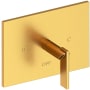 Newport Brass Metro Single Handle Balanced Pressure Trim Only with Metal Lever Handle Satin Gold (PVD)
